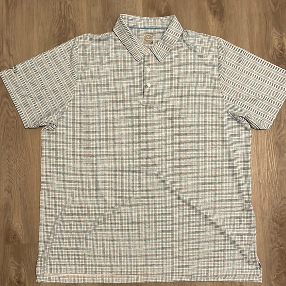 2 for $40 NWOT Plaid Polo